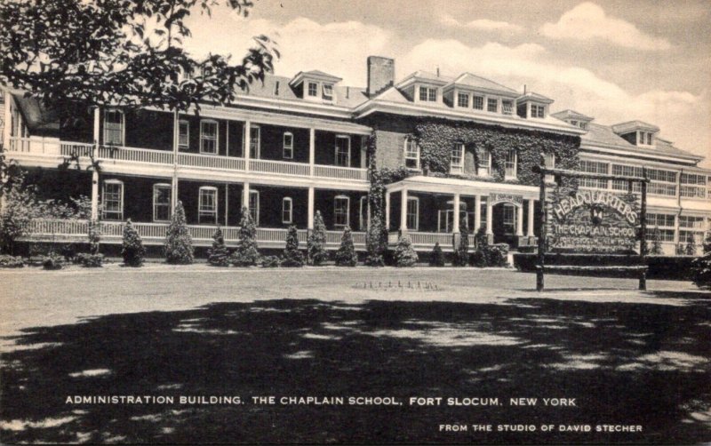 New York Fort Slocum Administration Building The Chaplain School