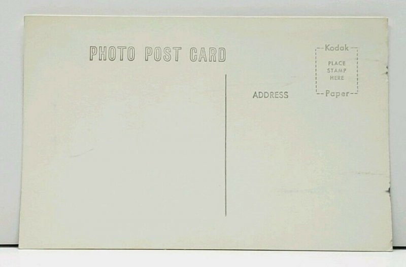 Humboldt Iowa American Legion Post 119 Memorial Monument RPPC Photo Postcard J3