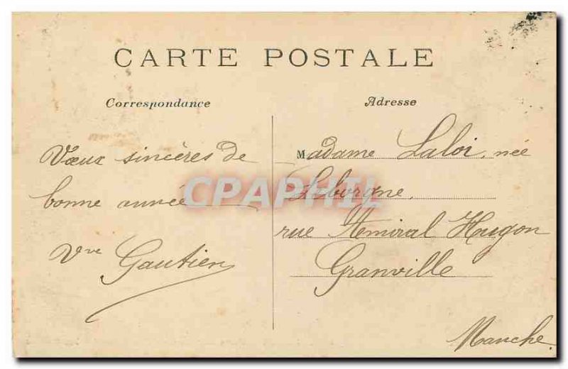 Old Postcard Paris Butes Chaumont Park Cave