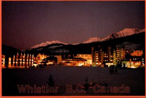 Canada British Columbia Whistler At Dusk