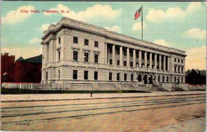 Postcard BUILDING SCENE Trenton New Jersey NJ AN0547