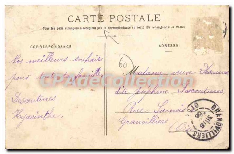 Postcard Old Breteuil La Rue Des communal school Schools