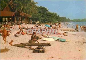 CPM Libreville Gabon La Plage de L'Hôtel le Gamba