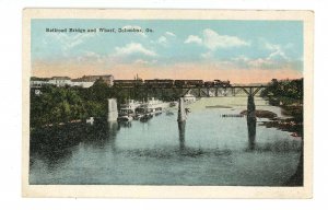 GA - Columbus. Railroad Bridge & Wharf