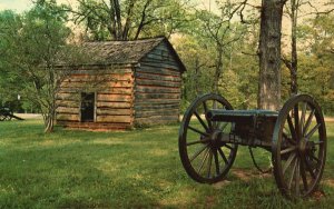 Vintage Postcard Brotherton House Log Cabin Chickamauga Battlefield Georgia GA