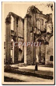 Postcard Abbey of Saint Wandrille Ruins of & # 39eglise