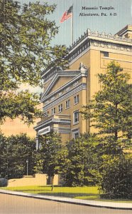 Masonic Temple Allentown, Pennsylvania PA Postcard
