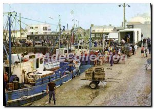Postcard Old St Gilles Croix de Vie Port Activity