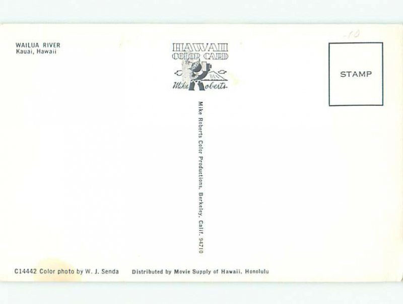 Pre-1980 RIVER SCENE Kauai Hawaii HI AE5799@