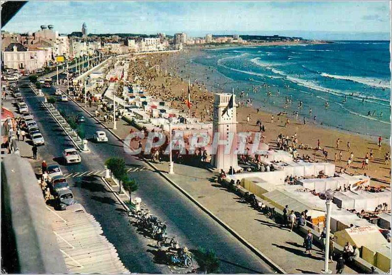 'Modern Postcard Les Sables d''Olonne The Beach'