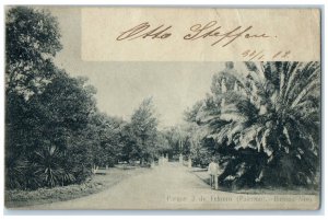 1902 February 3 Park (Palermo) Buenos Aires Argentina Antique Postcard