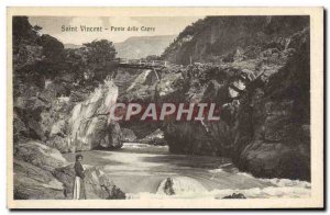 Old Postcard Saint Vincent Ponte delle Capre