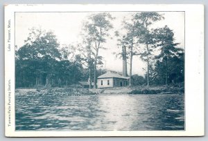 Lake Pleasant   Massachusetts  Turners Falls Pumping Station   Postcard