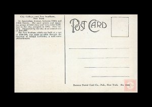 City College and New Stadium, NYC  