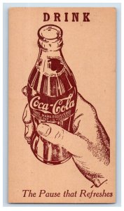 1950's Coke Drink Coca-Cola Advertising Original Vintage Postcard P26E