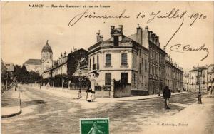 CPA NANCY - Rue des Goncourt et Rue de Laxou (484025)