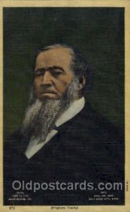 Brigham Young, Established Salt Lake City Unused 