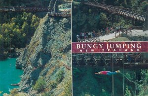 Kawarau Bridge Bungy Jumping New Zealand  postcard