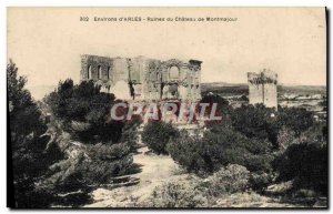 Old Postcard Montmajour Montmajour castle Ruins