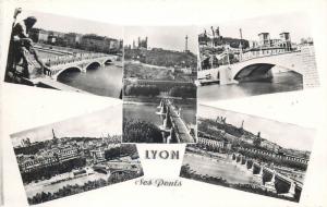 CPSM France LYON ses ponts multi vues bridges