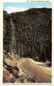 Group Of 8 Estes Park Colorado Rocky Mt Park Antique Postcards K32086