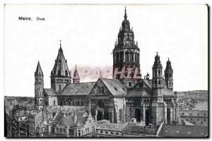 Old Postcard Mainz Dom