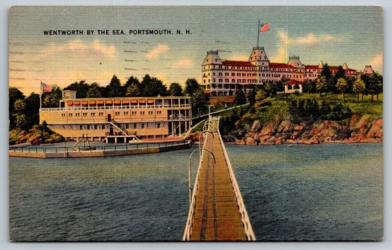 Portsmouth Wentworth By The Sea  New Hampshire  Postcard  1941