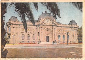 Palacio de Bellas Artes Santiago Republic of Chile Postal Used Unknown 