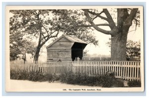 C.1905-10 RPPC Real Photo The Captains Well Smesbury, Mass.  Postcard P11e