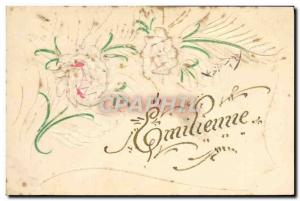 Postcard Old Surname Emilienne