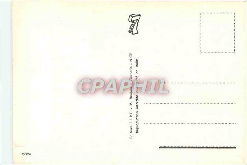 'Modern Postcard Antibes Cote d''Azur'