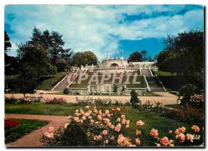 Postcard Modern Valence (Drome) The rose garden and the belvedere of the park...