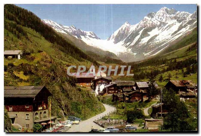 Postcard Modern Switzerland Blatten im Lotschental Anengrat Lötschenlücke S...