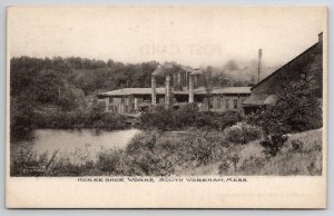 Standard Horse Shoe Works South Wareham MA Cape Cod Albertype Postcard A40