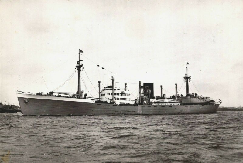 MS Bantam Koninklijke Rotterdamsche Lloyd Ship Vintage RPPC BS18