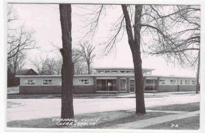 Chappell Clinic Clear Lake Iowa 1950s RPPC Real Photo postcard