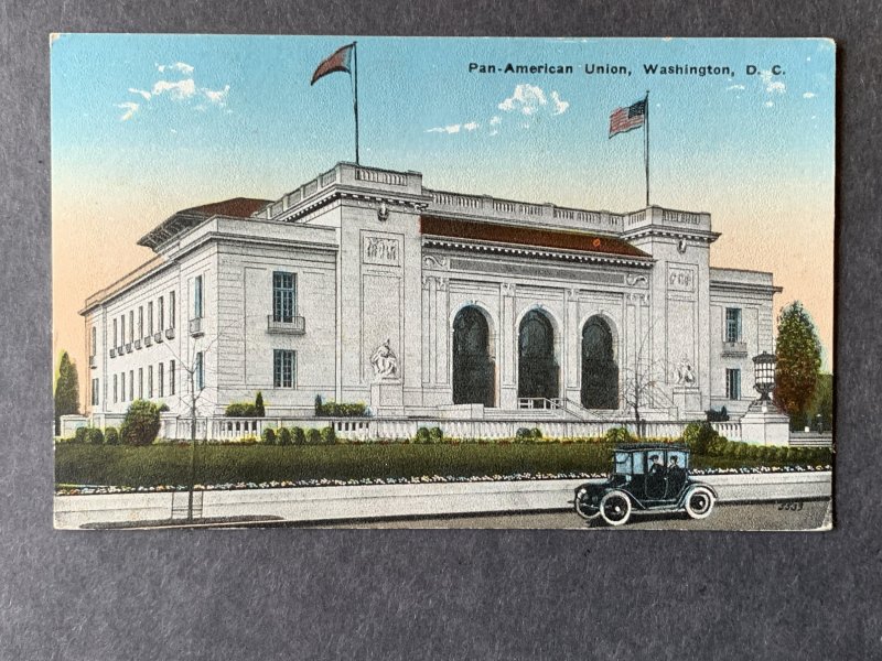 Pan American Union Washington DC Litho Postcard H2031081118