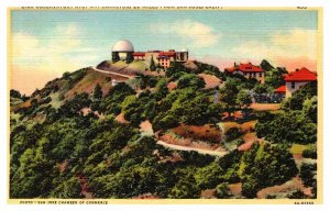 Postcard BUILDING SCENE Mount Hamilton California CA AQ8261