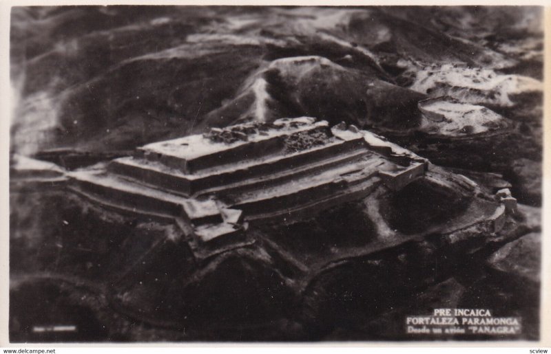 RP; PERU; Fortaleza Paramonga, Pre Incaica, 1950s