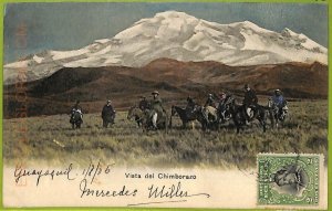 af2426 - ECUADOR - Vintage Postcard -  Chimborazo - 1906