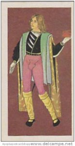 Brooke Bond Vintage Trade Card British Costume 1967 No 9 Man's Day Cloth...