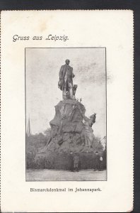 Germany Postcard - Gruss Aus Leipzig - Bismarckdenkmal Im Johannapark  G259