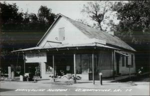 St. Martinville LA Evangeline Museum Roadside Real Photo Postcard