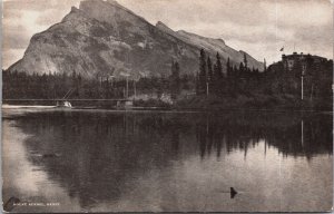 Canada Mount Rundle Banff Vintage Postcard C074