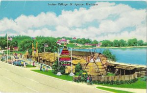 Indian Village Native American Crafts for Sale St. Ignace Michigan