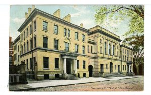 RI - Providence. Central Police Station ca 1909