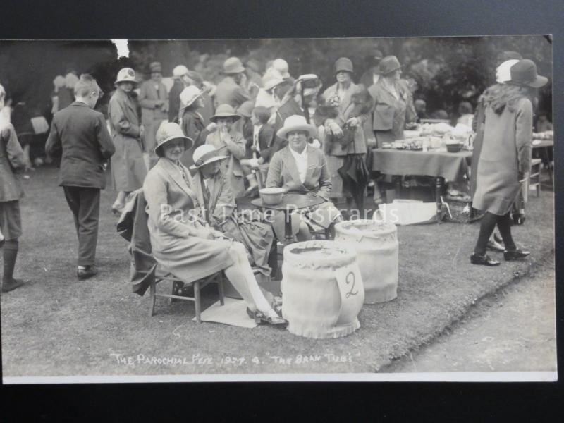 CHIPPING NORTON The Parochial Fete LADIES AT THE BRAN TUBS 4 c1927 Frank Packer