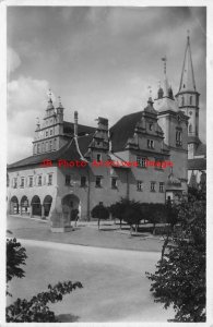 Czech Republic, Levoca, RPPC, Radnica A Kiletka-Bielej, Exterior View, Photo