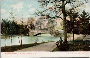 Beacon Hill Park Victoria BC Vancouver Island Unused Hibben Postcard F90