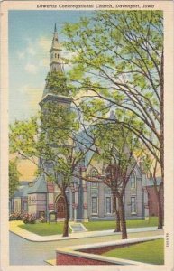 Iowa Davenport Edwards Congregational Church